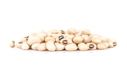 Fototapeta na wymiar white beans on white background.