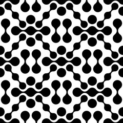 Seamless Curved Shape Pattern