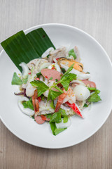 Thai seafood saald