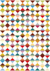 color vector retro background with symmetrical shapes