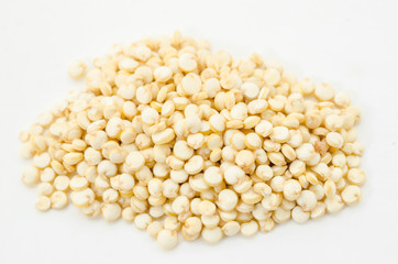 Pile of quinoa grain.