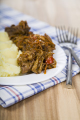Chakhokhbili - stew bird, widespread in the Caucasus.