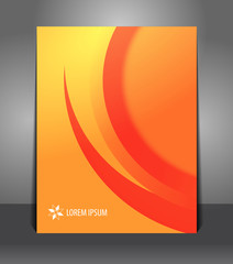 Stylish presentation of business poster. Vector of abstract background.