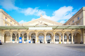 Fototapeta na wymiar Paris, France - February 7, 2016: East railroad station in Paris, France
