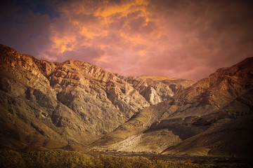 Fototapeta na wymiar mountains in the Andes of Peru