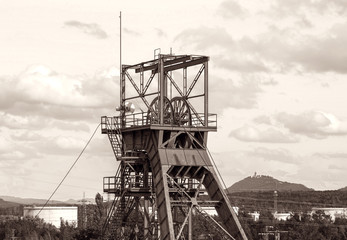 Old mine tower 
