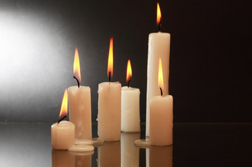 Candles On Dark