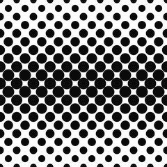 Repeating black white dot pattern 