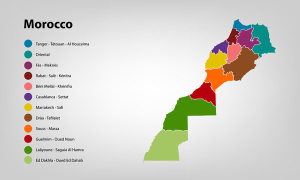 La nouvelle carte des régions du Maroc