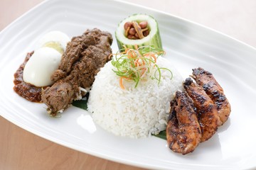 Malaysia food Nasi Lemak