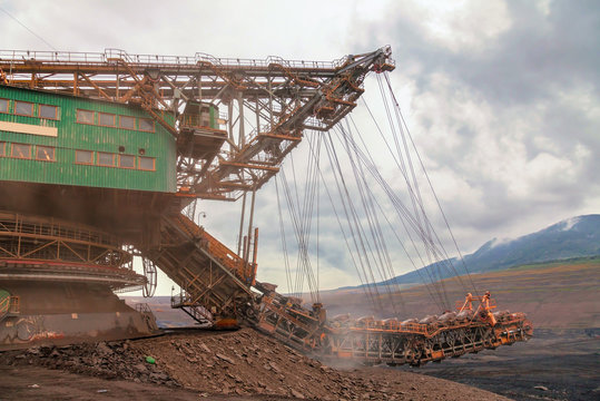 
Huge coal mining, coal machine