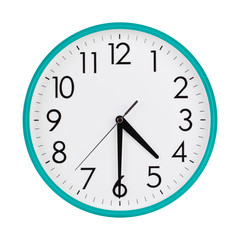 Half past four o'clock