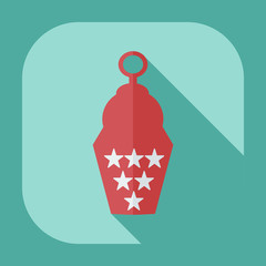 Flat modern design with shadow icons mosque