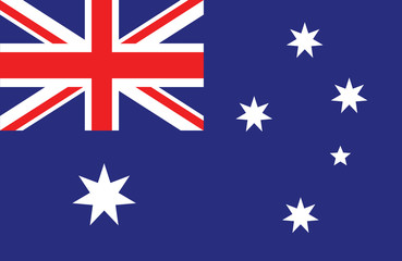 Fototapeta premium Australian flag.