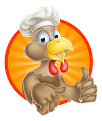 Cartoon Chicken Chef