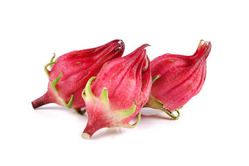 roselle isolated on white background