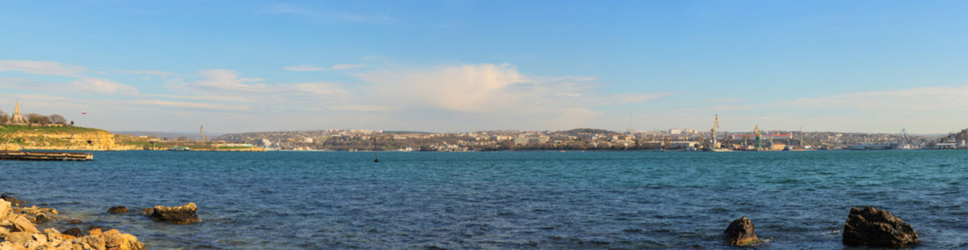 Sevastopol Bay on a sunny day