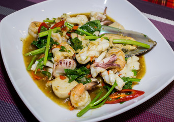 Spicy seafood Thailand