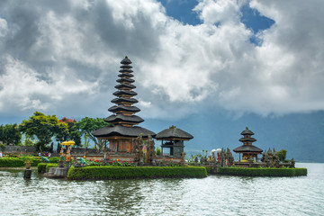 Pura Ulun Danu temple on a lake Beratan. Bali ,Indonesia