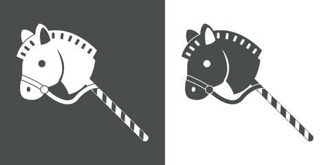 Icono plano caballo de madera  1 © teracreonte