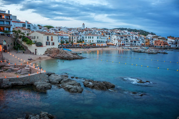 Fototapeta premium Beautiful coastal village in Spain (Llafranc)