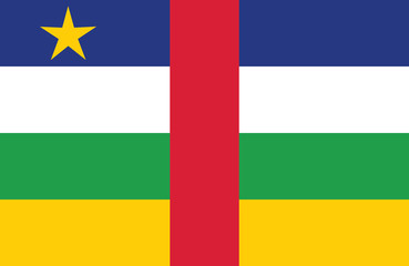 Central African Republic flag.