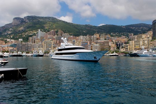 Scenic View Of Beautiful Monte Carlo And Yacht Marina