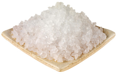 DISH OF ROCK SALT CUT OUT