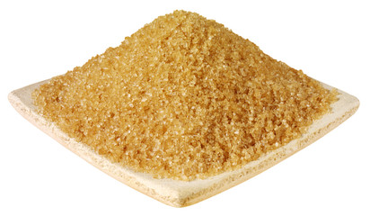 DISH OF DEMERARA SUGAR CUT OUT