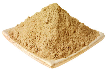 DISH OF GINGER POWDER CUT OUT
