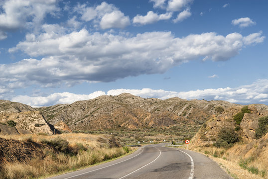 Landscape in Spain at summer