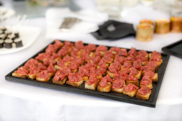 assortment Appetizers and finger food