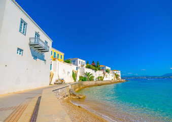 in Spetses island in Greece