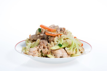 cauliflower and chicken(chinese food)