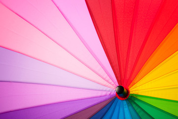 rainbow spectrum multicolored background of an umbrella
