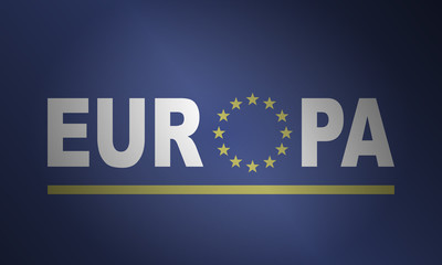 Europa - Schriftzug