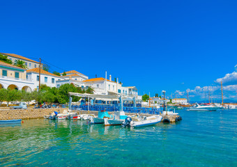 Fototapeta na wymiar in Spetses island in Greece