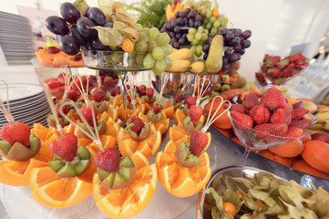 cupcake, closeup, strawberry, decoration, table, delicious, dess