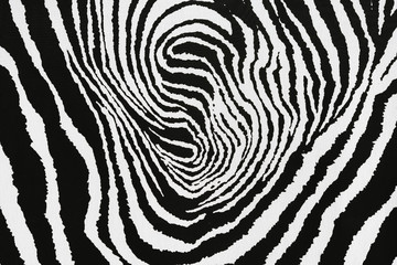 Fototapeta na wymiar texture of print fabric striped zebra