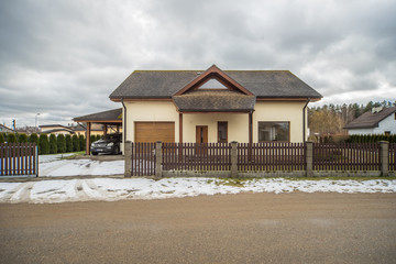 New modern house.