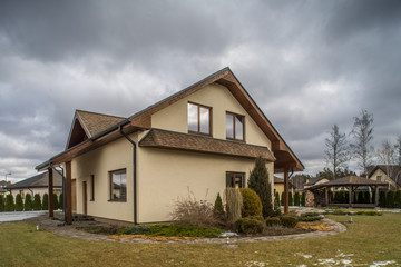 Obraz premium New modern house.