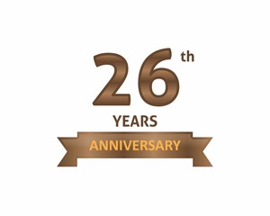 26 Years Anniversary Logo