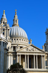 Obraz premium St. Paul's Cathedral church, London, UK..