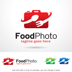 Food Photo Logo Template Design Vector 