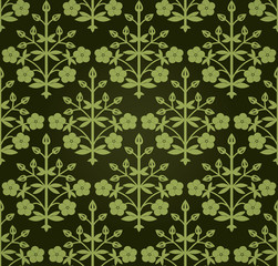 Seamless floral wallpaper