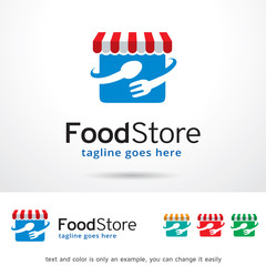 Food Store Logo Template Design Vector 
