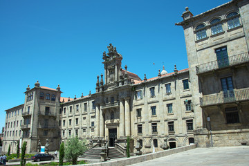 Fototapeta na wymiar Kloster San Martino Pinario in Santiago de Compostela