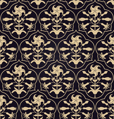 Seamless floral wallpaper