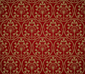 Seamless floral wallpaper