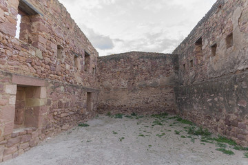 Interior del castillo de Vilafamés (Castellón, España).